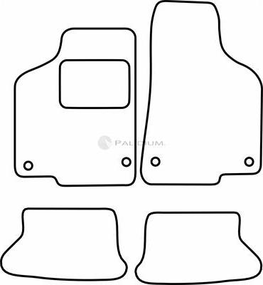 Ashuki PAL18-1821 - Paklājiņu komplekts autodraugiem.lv