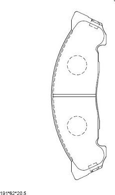 Asimco KD4429 - Bremžu uzliku kompl., Disku bremzes autodraugiem.lv