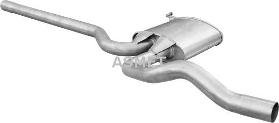 Asmet 04.077 - Vidējais izpl. gāzu trokšņa slāpētājs autodraugiem.lv