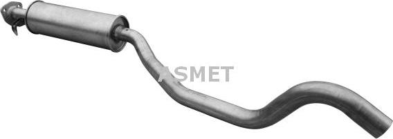 Asmet 05.067 - Vidējais izpl. gāzu trokšņa slāpētājs autodraugiem.lv