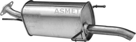 Asmet 05.173 - Izplūdes gāzu trokšņa slāpētājs (pēdējais) autodraugiem.lv