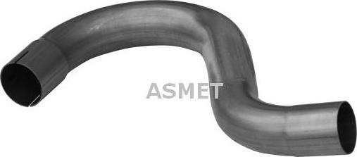 Asmet 18.022 - Izplūdes caurule autodraugiem.lv