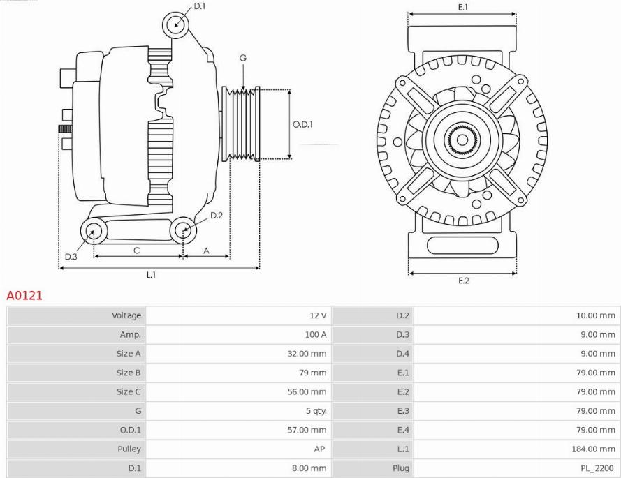 AS-PL A0121 - Ģenerators autodraugiem.lv