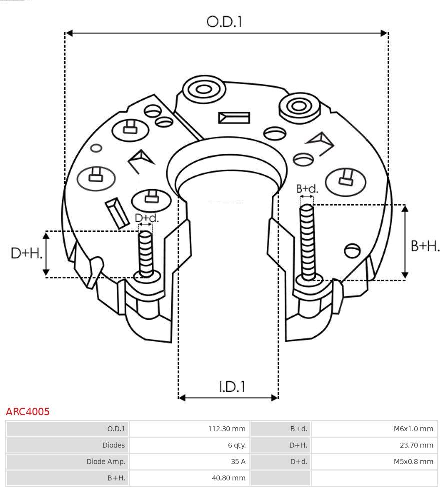 AS-PL ARC4005 - Taisngriezis, Ģenerators autodraugiem.lv
