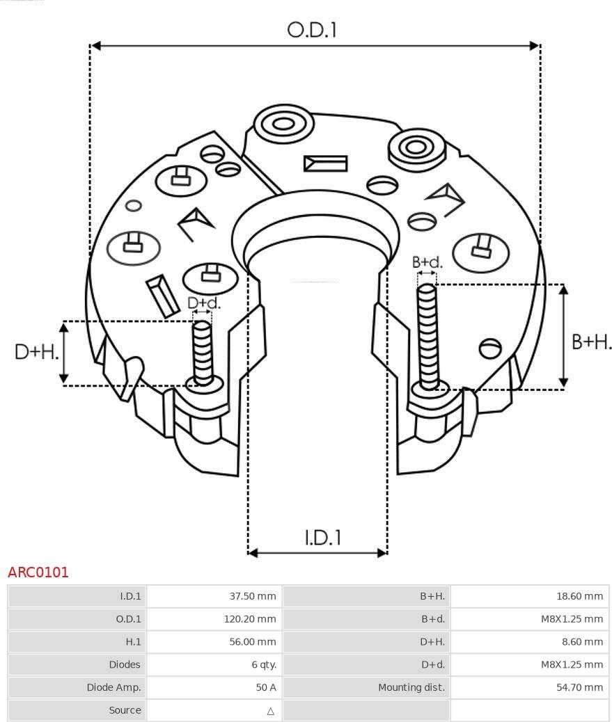 AS-PL ARC0101 - Taisngriezis, Ģenerators autodraugiem.lv