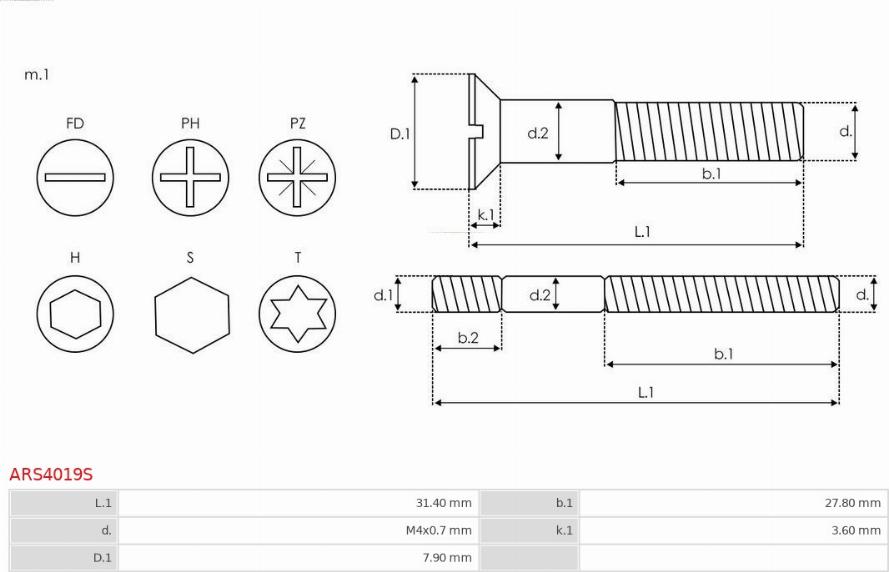 AS-PL ARS4019S - Remkomplekts, Ģenerators autodraugiem.lv