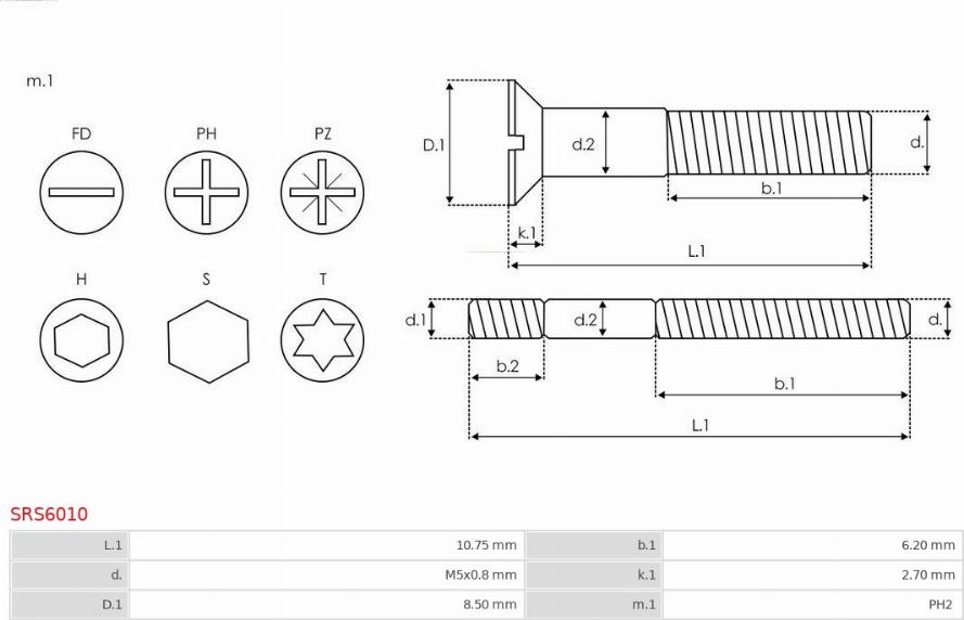 AS-PL SRS6010 - Remkomplekts, Ģenerators autodraugiem.lv