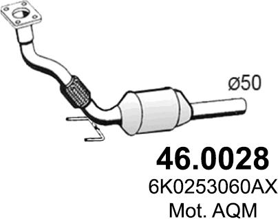 ASSO 46.0028 - Katalizators autodraugiem.lv