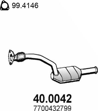 ASSO 40.0042 - Katalizators autodraugiem.lv