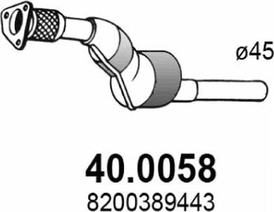 ASSO 40.0058 - Katalizators autodraugiem.lv