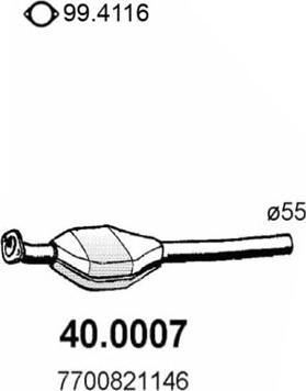 ASSO 40.0007 - Katalizators autodraugiem.lv