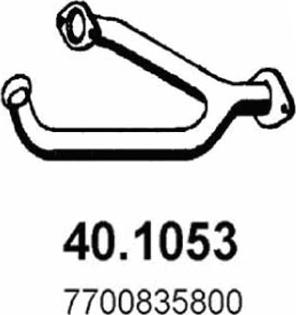 ASSO 40.1053 - Izplūdes caurule autodraugiem.lv