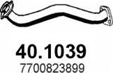 ASSO 40.1039 - Izplūdes caurule autodraugiem.lv