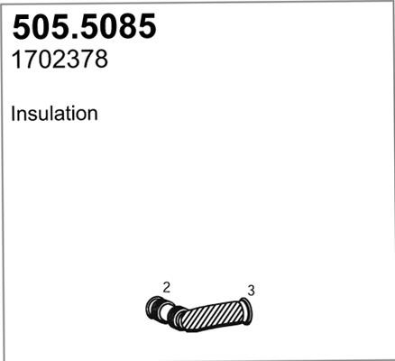 ASSO 505.5085 - Izplūdes caurule autodraugiem.lv