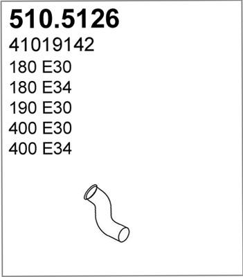 ASSO 510.5126 - Izplūdes caurule autodraugiem.lv