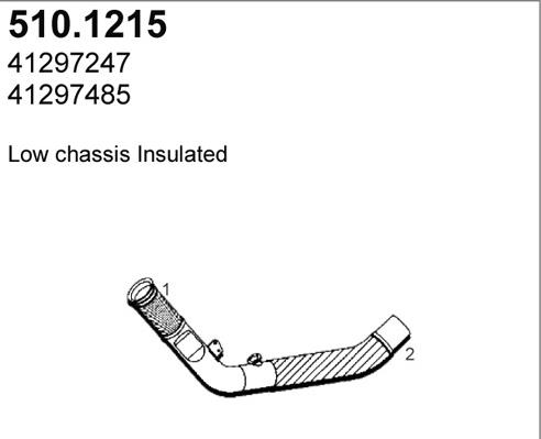 ASSO 510.1215 - Izplūdes caurule autodraugiem.lv