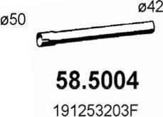 ASSO 58.5004 - Izplūdes caurule autodraugiem.lv