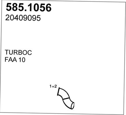 ASSO 585.1056 - Izplūdes caurule autodraugiem.lv