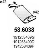 ASSO 58.6038 - Vidējais izpl. gāzu trokšņa slāpētājs autodraugiem.lv