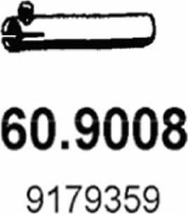 ASSO 60.9008 - Izplūdes caurule autodraugiem.lv