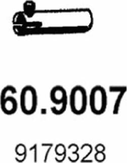 ASSO 60.9007 - Izplūdes caurule autodraugiem.lv