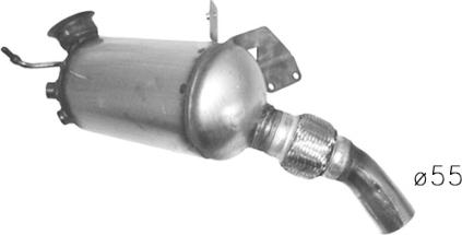 ASSO 08.15002 - Nosēdumu / Daļiņu filtrs, Izplūdes gāzu sistēma autodraugiem.lv