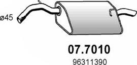 ASSO 07.7010 - Izplūdes gāzu trokšņa slāpētājs (pēdējais) autodraugiem.lv