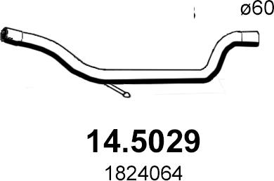 ASSO 14.5029 - Izplūdes caurule autodraugiem.lv