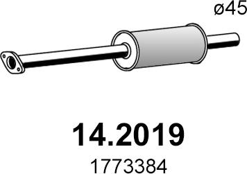 ASSO 14.2019 - Izplūdes gāzu priekšslāpētājs autodraugiem.lv