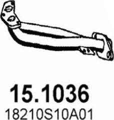 ASSO 15.1036 - Izplūdes caurule autodraugiem.lv