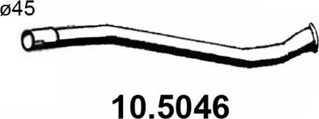 ASSO 10.5046 - Izplūdes caurule autodraugiem.lv