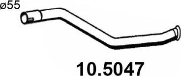 ASSO 10.5047 - Izplūdes caurule autodraugiem.lv