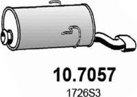 ASSO 10.7057 - Izplūdes gāzu trokšņa slāpētājs (pēdējais) autodraugiem.lv