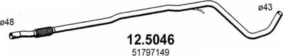 ASSO 12.5046 - Izplūdes caurule autodraugiem.lv