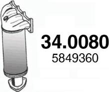 ASSO 34.0080 - Katalizators autodraugiem.lv