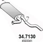 ASSO 34.7130 - Izplūdes gāzu trokšņa slāpētājs (pēdējais) autodraugiem.lv