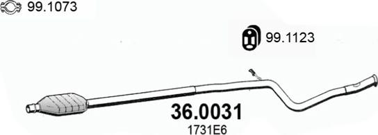 ASSO 36.0031 - Katalizators autodraugiem.lv
