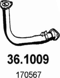 ASSO 36.1009 - Izplūdes caurule autodraugiem.lv