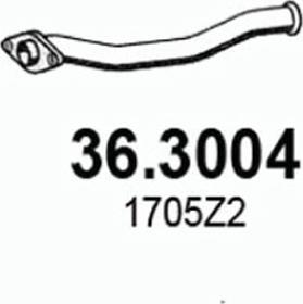 ASSO 36.3004 - Izplūdes caurule autodraugiem.lv