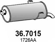 ASSO 36.7015 - Izplūdes gāzu trokšņa slāpētājs (pēdējais) autodraugiem.lv