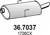 ASSO 36.7037 - Izplūdes gāzu trokšņa slāpētājs (pēdējais) autodraugiem.lv
