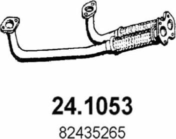 ASSO 24.1053 - Izplūdes caurule autodraugiem.lv