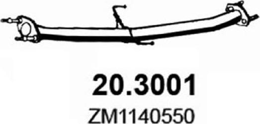 ASSO 20.3001 - Izplūdes caurule autodraugiem.lv