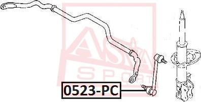 ASVA 0523-PC - Stiepnis / Atsaite, Stabilizators autodraugiem.lv