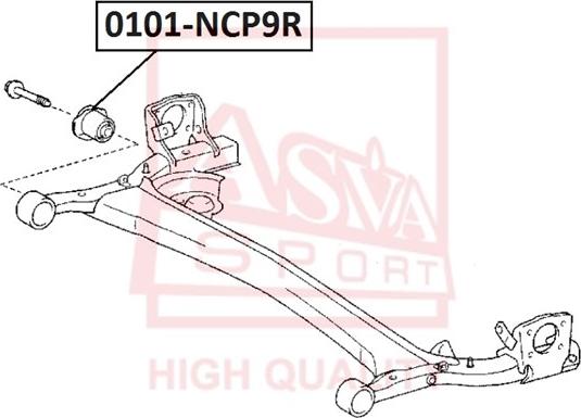 ASVA 0101-NCP9R - Piekare, Šķērssvira autodraugiem.lv