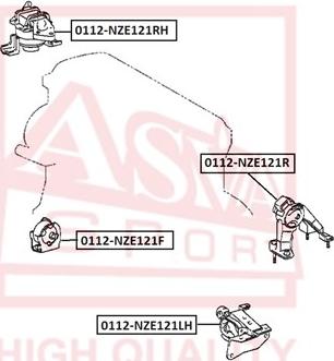 ASVA 0112-NZE121F - Piekare, Dzinējs autodraugiem.lv