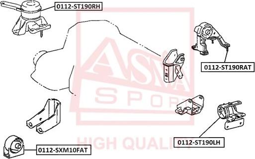 ASVA 0112-SXM10FAT - Piekare, Dzinējs autodraugiem.lv