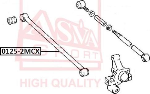 ASVA 0125-2MCX - Neatkarīgās balstiekārtas svira, Riteņa piekare autodraugiem.lv