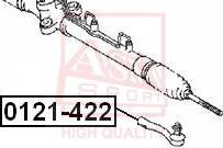ASVA 0121-422 - Stūres šķērsstiepņa uzgalis autodraugiem.lv