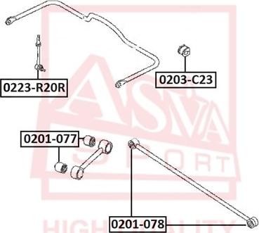 ASVA 0203-C23 - Amortizatora statnes balsts autodraugiem.lv